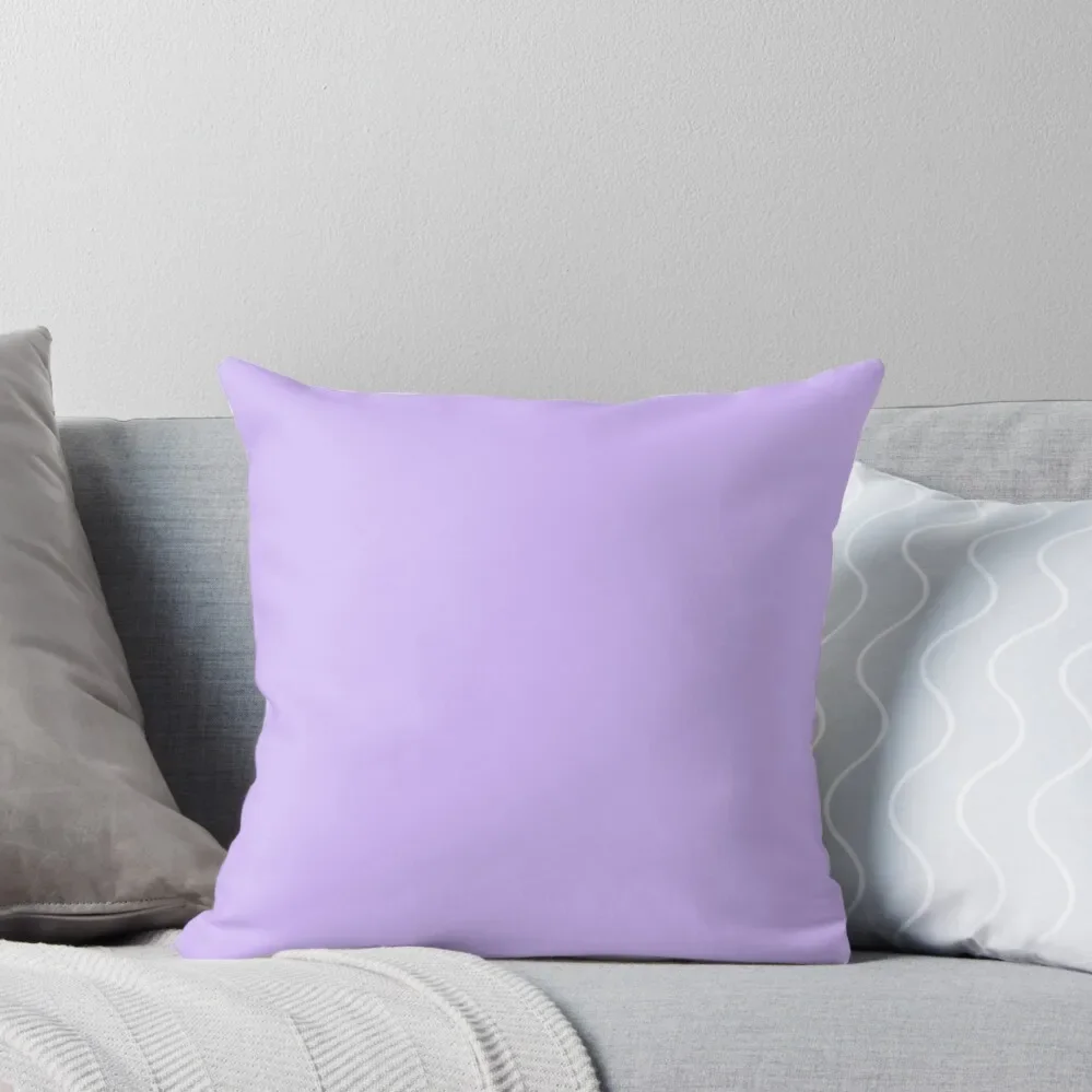 

Solid Pastel Purple Color Throw Pillow Pillowcase Sofa Cushions Cover pillow