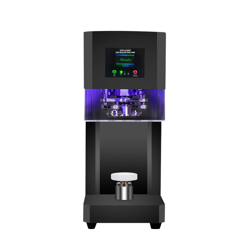 New Design Bubble Tea Tin Can Sealing Machine Automatic 110V Bottle Can Sealer Canning Sealing Seamer Machine 220v/50hz 45-170mm