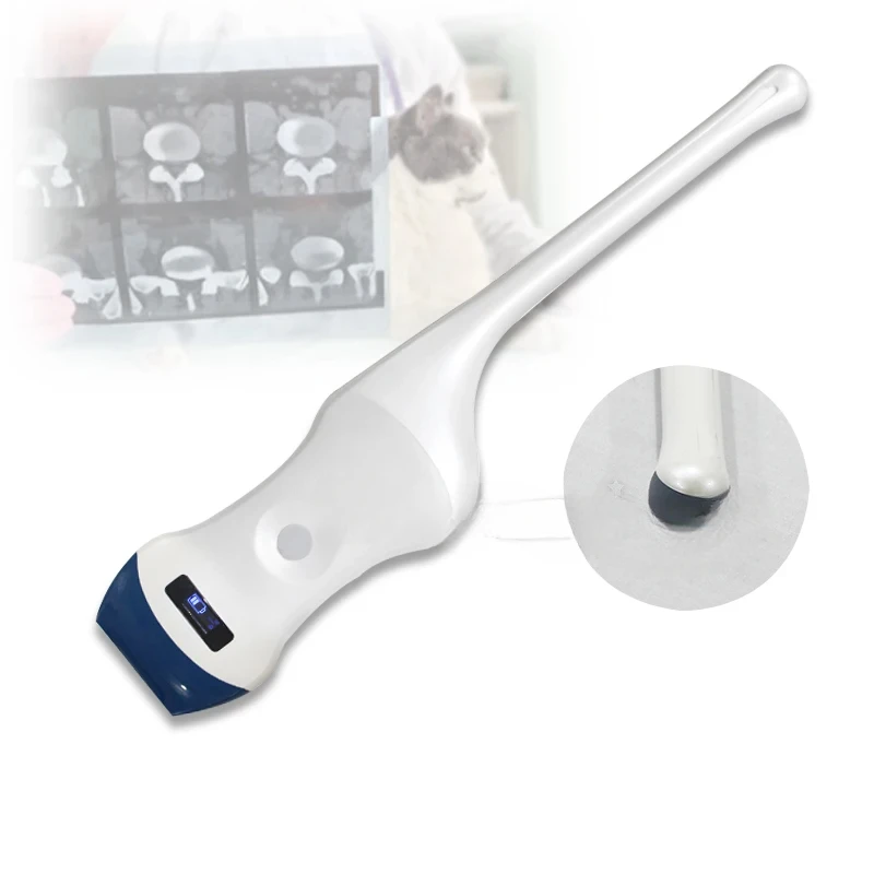 Hot Selling 128 Elements Wifi Probe Type 2 In 1 Double Veterinary Ultrasound Probe Color Dopplor VET Wireless Probe