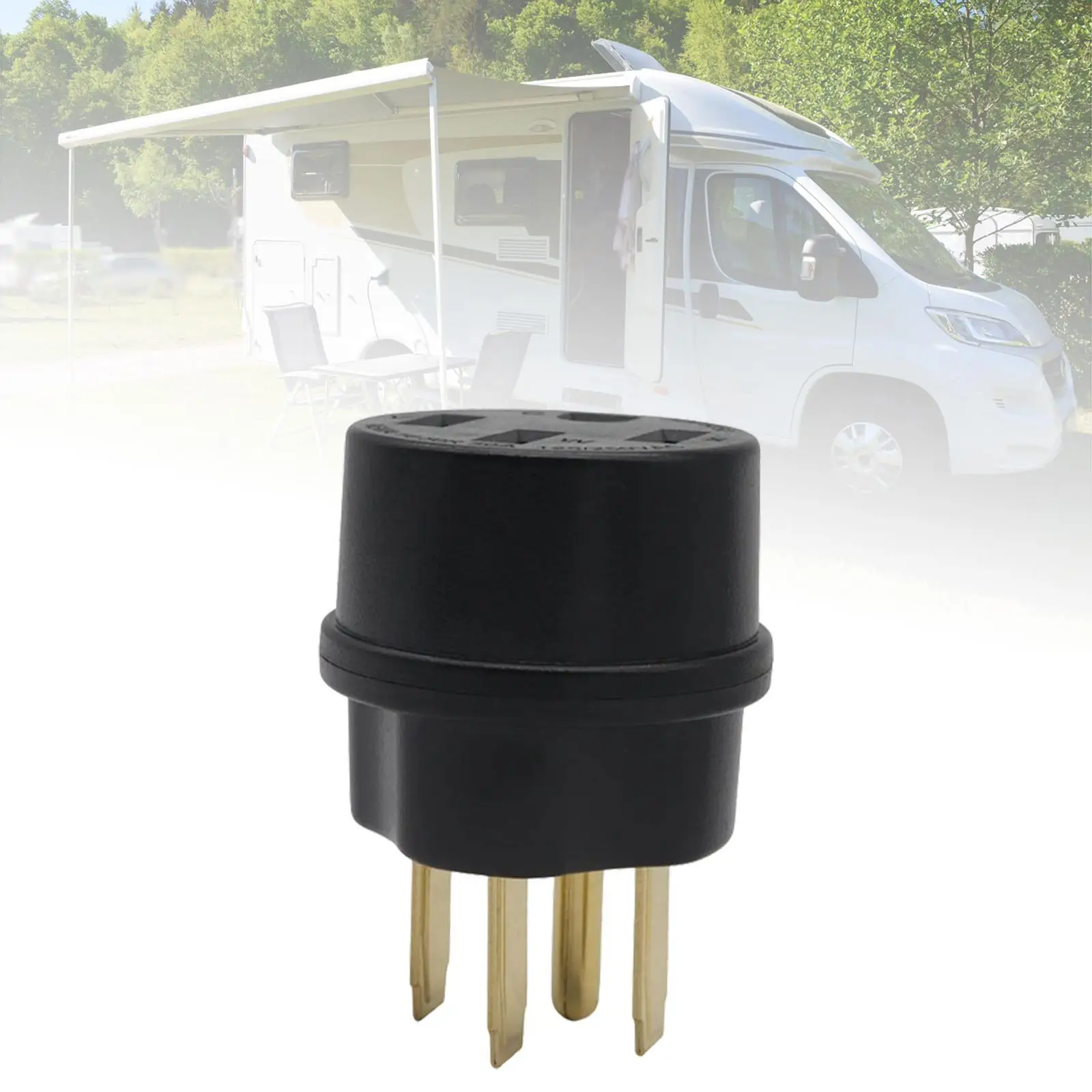 Adaptor Daya RV Kepala Konversi Stopkontak Listrik Adaptor Listrik Transmisi Stabil untuk Pengering Truk Trailer