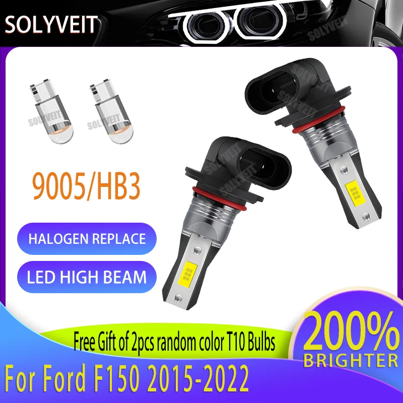 

6000K White Light Cuts Through the Darkness LED Bulb 9005/HB3 High Beam For Ford F150 2015 2016 2017 2018 2019 2020 2021 2022