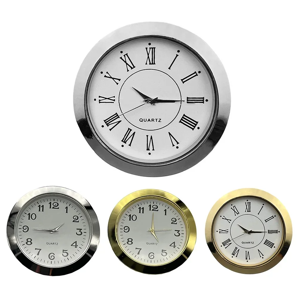 1pc Clock Insert Quartz Movement Round 55mm Round Quartz Clock Insert Home Daily Supply Clock Accessories