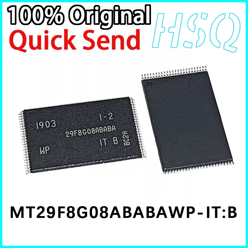 1PCS Original MT29F8G08ABABAWP-IT:B 29F8G08ABABA TSOP48 1GB Storage IC Chip, Brand New in Stock