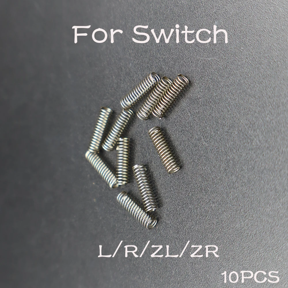 10 ชิ้นซ่อมล็อคหัวเข็มขัดปุ่มฤดูใบไม้ผลิ L R ZL ZR SL SR สําหรับ Nintend SWITCH Joy-CON Joycon NS Controller