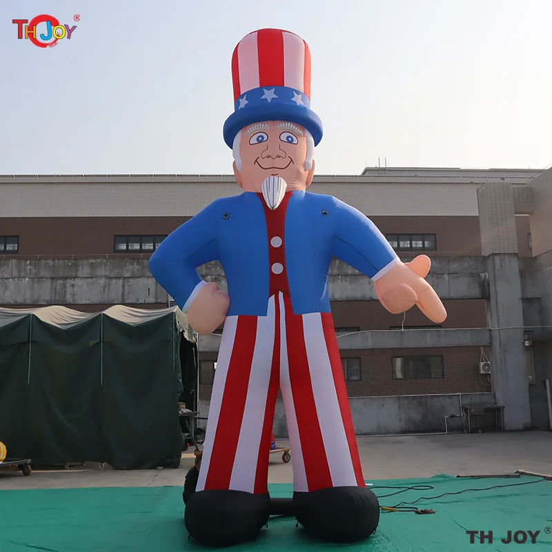 

Надувная рекламная фигура «Дядя Сэм» высотой 30 футов, на заказ, для продажи