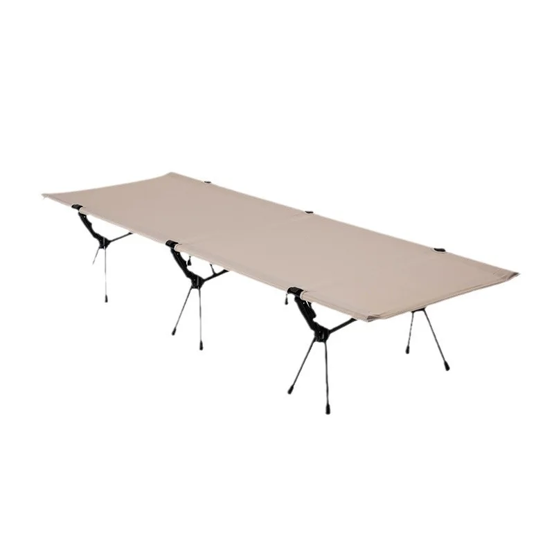 

Easy Folding Bed Lightweight Aluminum Alloy Outdoor Camping Multi Purpose Self Driving Travel Portable Hot Selling Single Bed