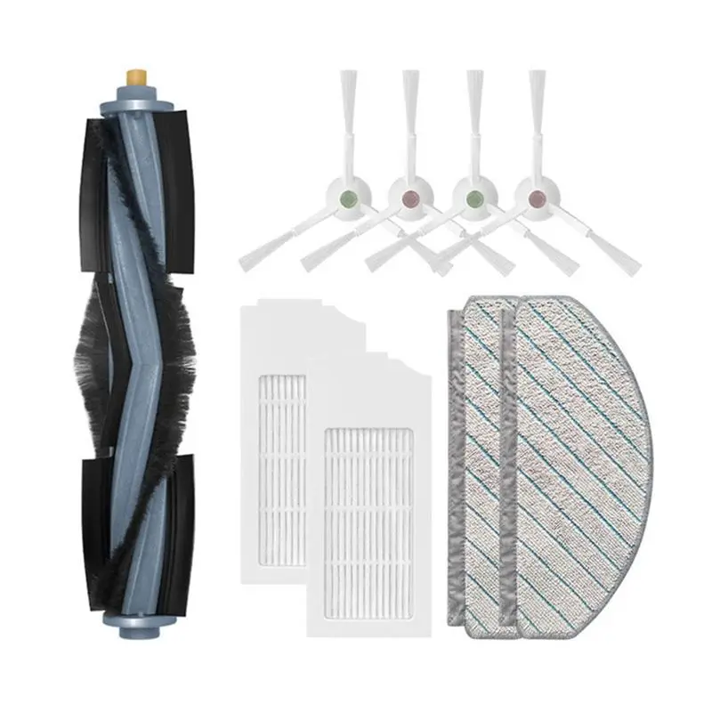 

Комплект запчастей AEF5-1 для робота-пылесоса ECOVACS T10 PLUS: основная и боковые щетки, HEPA-фильтр, тряпка для влажной уборки