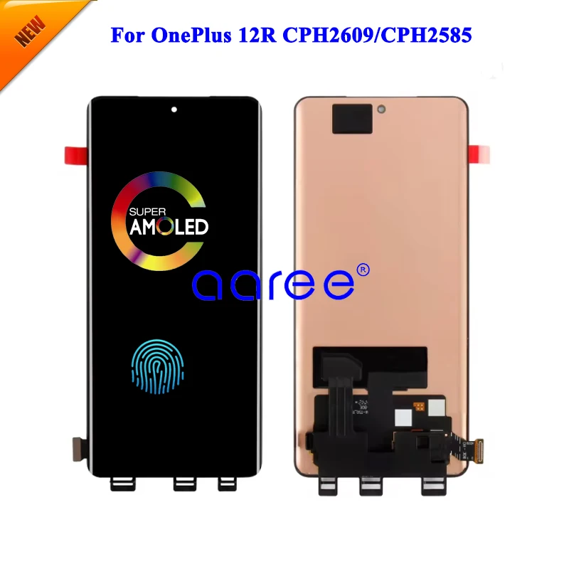 6.78inch AMOLED Original LCD Display For OnePlus 12R CPH2609 Display LCD Screen Touch Digitizer Assembly