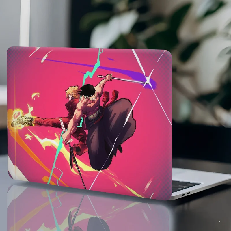 

2 шт., защитный чехол для компьютера с персонажем аниме, устойчивый к царапинам, самоклеящийся и долговечный, простой в установке и разборке