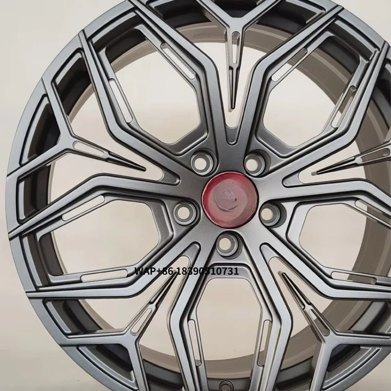 

Modified Aluminium Alloy Lightweight Car Wheel Hub Forged Customization for 530 PCD 130mm ET 30mm Gray Finish
