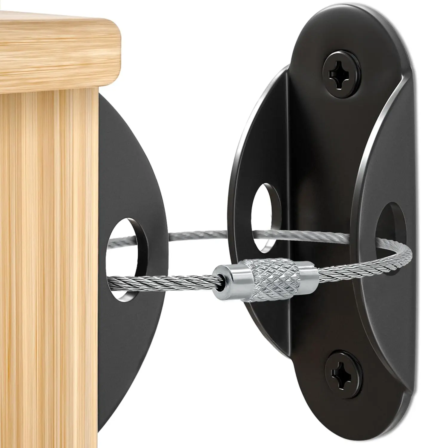 가구 앵커(10팩) 아기 교정용 팁 방지 가구 스트랩, 400lbs 장력 지진 방지 금속 스트랩, Furni