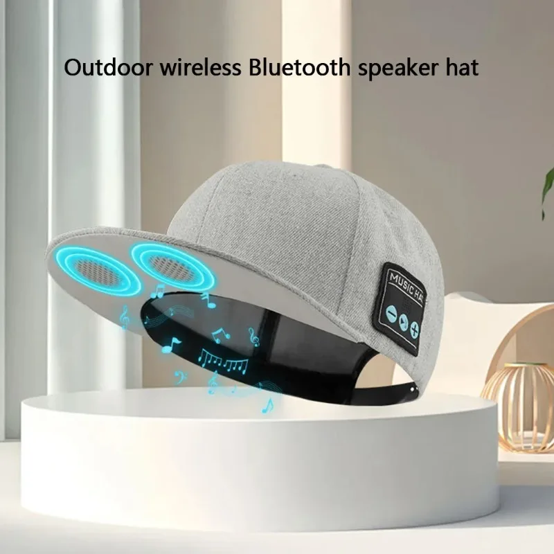 

Wireless Smart Loudspeaker Cap Hat with Bluetooth Speaker Adjustable Speakers Hat For Outdoor Sport Baseball Cap With Mic