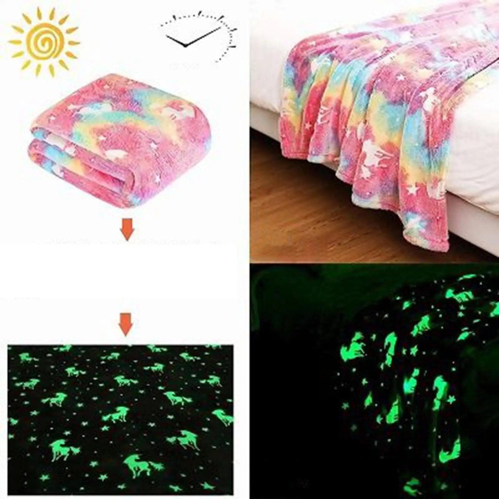 

Детский шезлонг-качели, светящийся в темноте сенсорный гамак-качели, удобное фланелевое одеяло для кровати для детской комнаты, путешествий на открытом воздухе