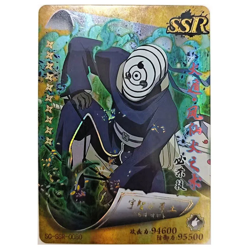Anime NARUTO Toys for boys Kimimaro Rock Lee Might Guy Killer Bee Inuzuka Konan Kushina Rare SSR Collectible Cards Birthday Gift