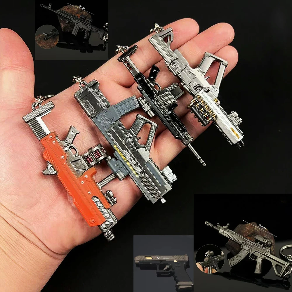 Helldivers 2 Gun Model Cosplay Helldiver Halloween Party DIY Pendant SG-225IE AR-23 R-36 Model Pendant QBZ191 Ak308 Collection