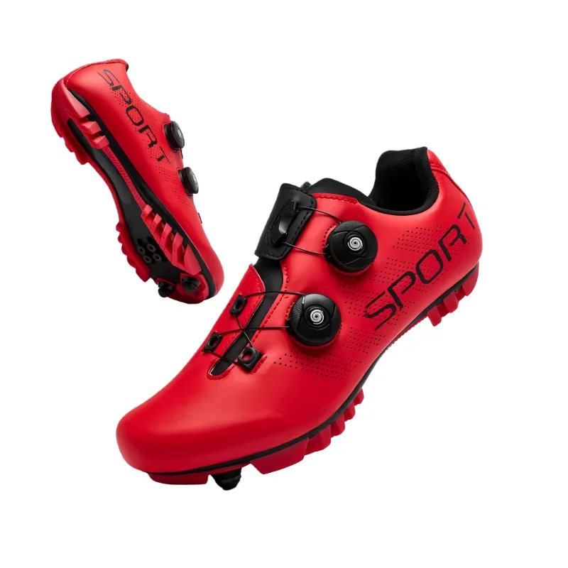 

Cycling Shoes Unisex Mountain Bike Shoes, Women's Cycling Sports Shoes,Mountain Bike Cross-Country Road Flat Bike Racing SPD-MTB