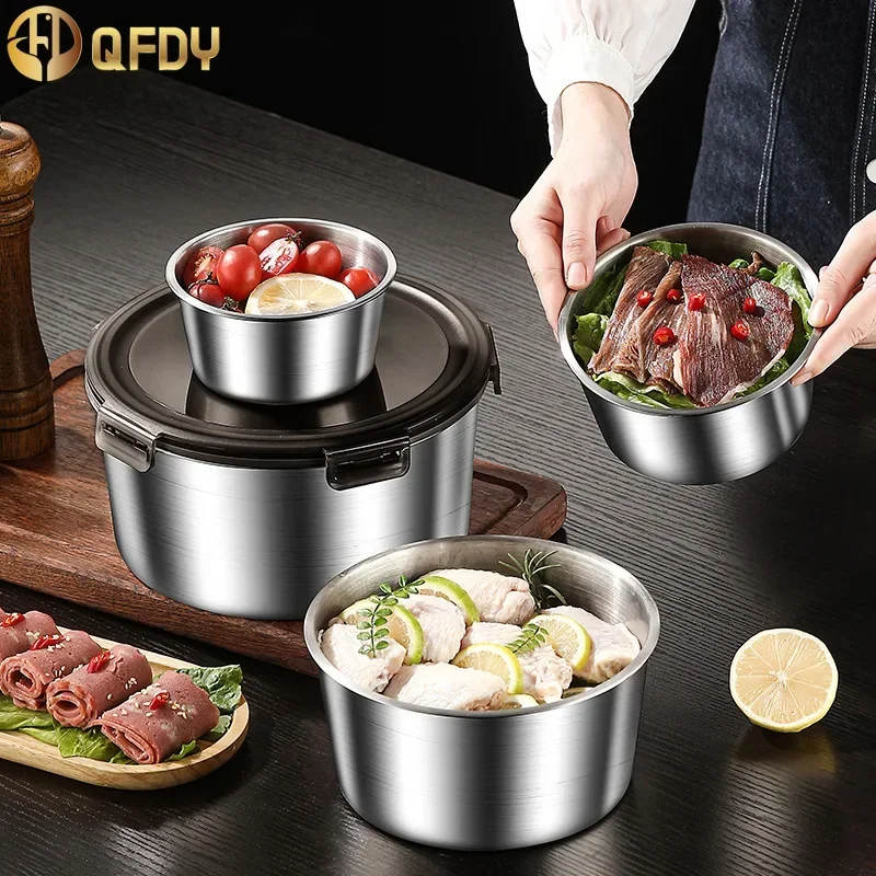 

Refrigerator storage box, 316 stainless steel fresh-keeping box, sealed insulated lunch box, microwave oven bento box