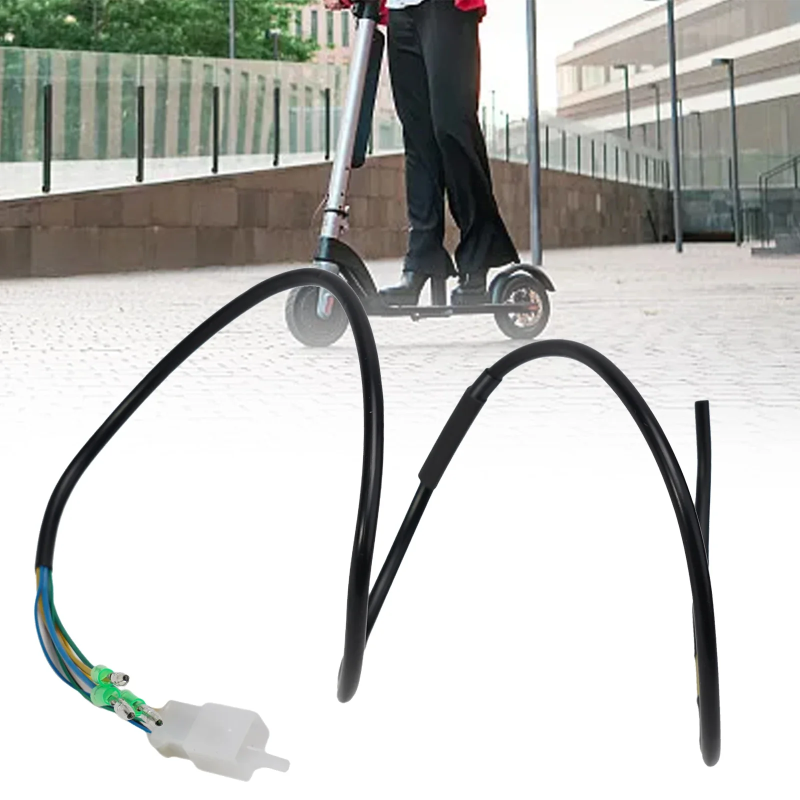 Verlängerungskabel Motorkabel 99 cm Elektroroller-Zubehör für 10 Zoll E-Scooter Kunststoff + Metall-Ersatzleitung – Detail 5