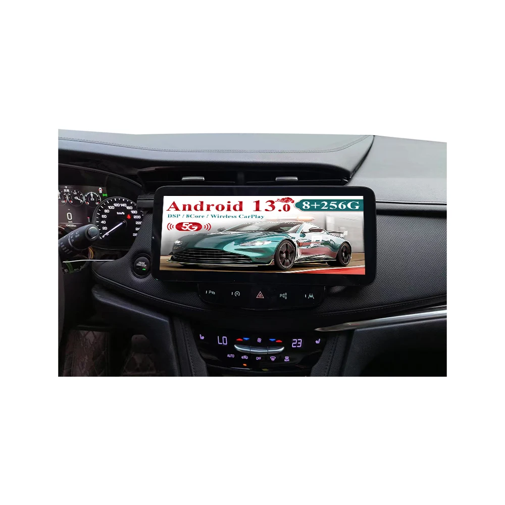 12.3 بوصة السيارات CarPlay أندرويد 13.0 لكاديلاك XT5/XT6 2016 - 2021 سيارة مشغل راديو الوسائط المتعددة لتحديد المواقع والملاحة ستيريو رئيس وحدة