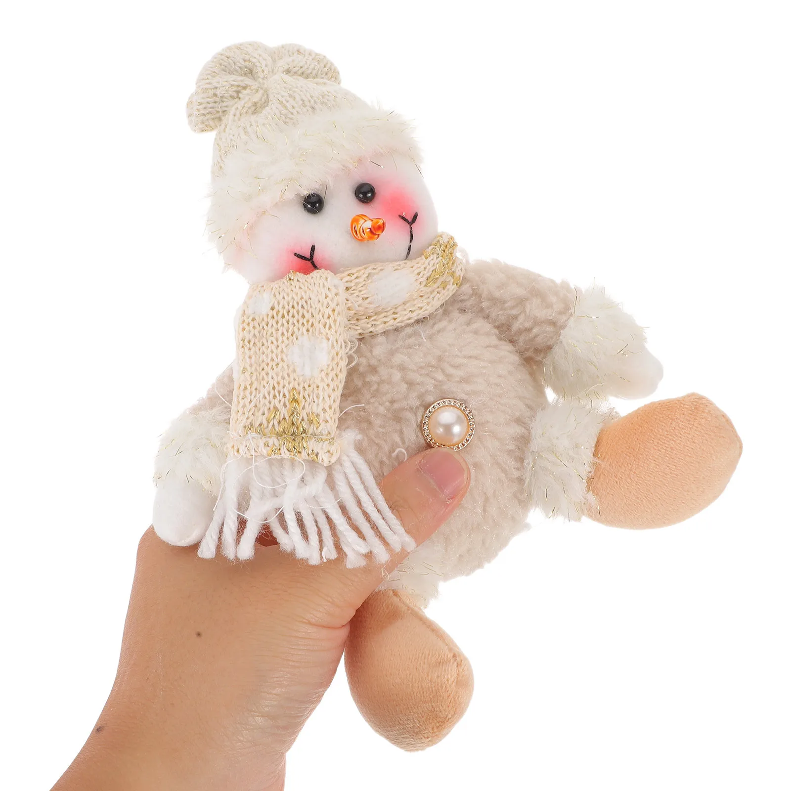 ديكور صغير معلق لرجل الثلج الرائع لموسم العطلة وشجرة عيد الميلاد ونافذة عرض الطاولة وديكور داخلي لعيد الميلاد #2