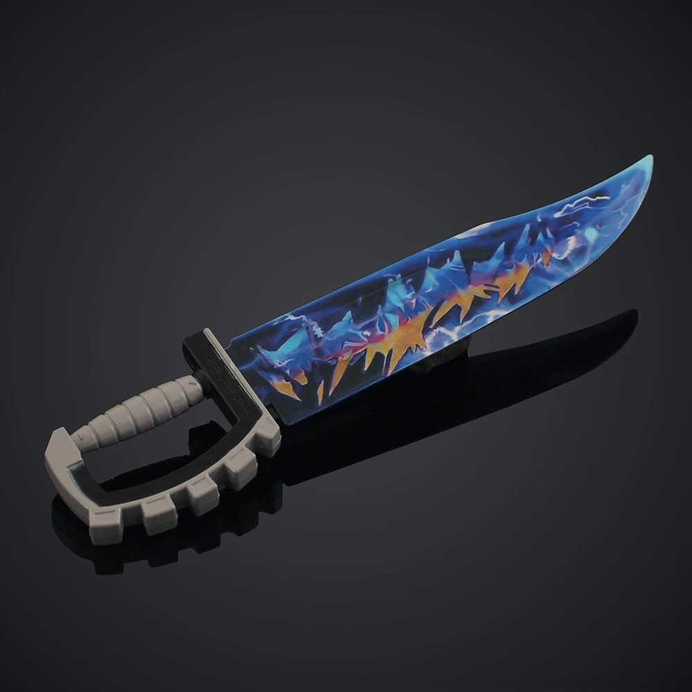 Tsurugi de asalto de acero, 25cm, energía dibujada, Mutación Natural, Taki, juego de call of duty, adorno periférico, juguete de modelo de vacaciones de acero