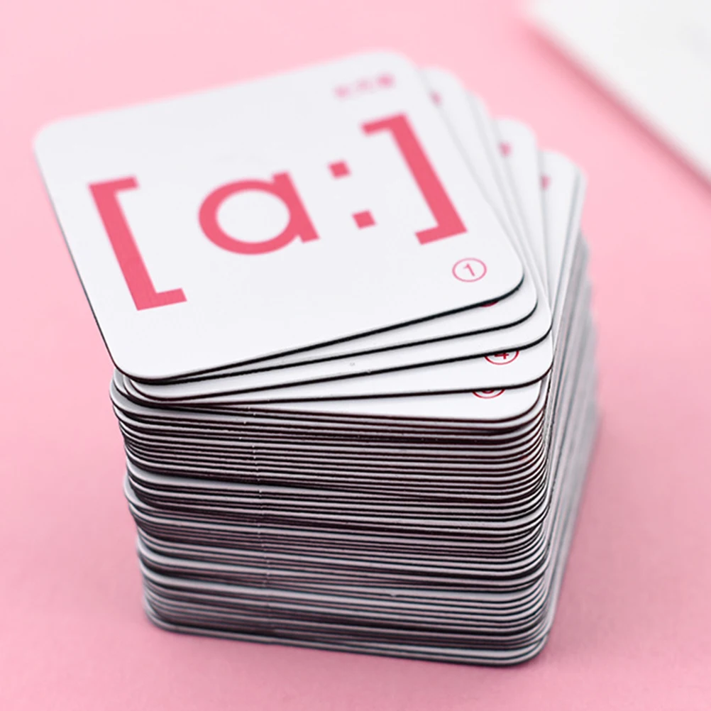 

48pcs Kids Phonetic Sticker Educational Teaching Aid Bright Colors Long-Lasting English Learning Tools Pre-School Early
