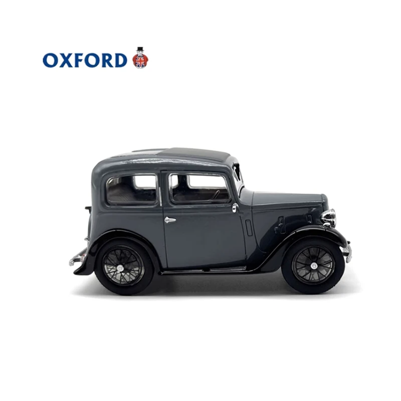 OXFORD-Jouet de simulation de voiture en alliage moulé sous pression, Rétro, Nostalgie, Produit fini, Grise Adrengray, Échelle 1:43, Leges