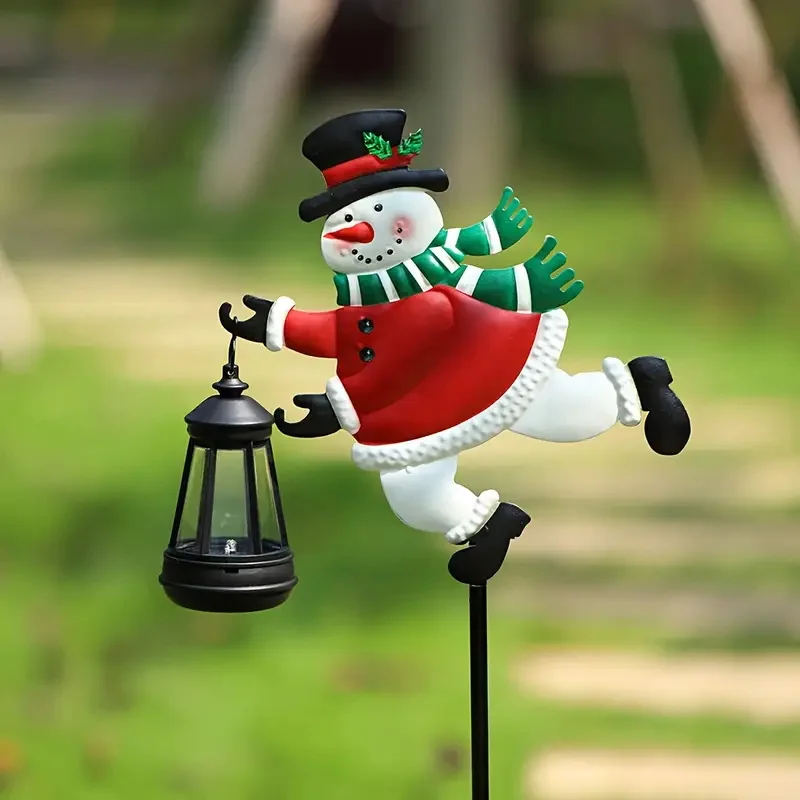 في الهواء الطلق ضوء الشمس عيد الميلاد ثلج LED حديقة الديكور الدافئة الأبيض/الملونة ضوء القصر الشمسي لساحة الحديقة زينة عيد الميلاد