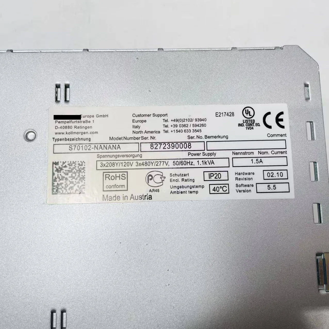 S70102-NANANA   Servo Drive With warranty