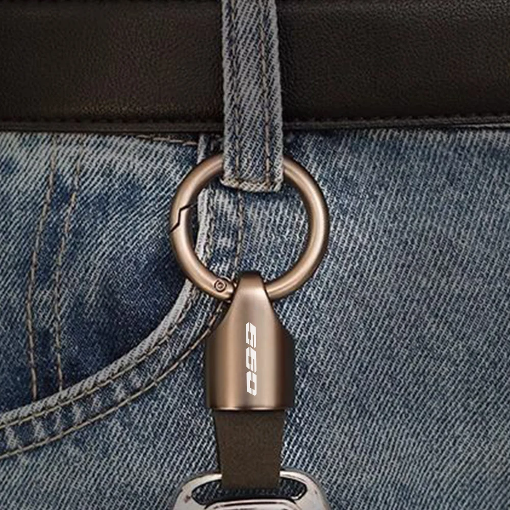 For Aprilia Tuareg 660 Tuono 660 Trident 660 Triumph Accessories Motorcycle Finger Ring metal keychain keyring Key Chain fashion