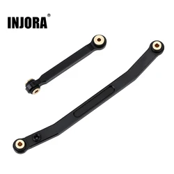 INJORA Aliuminum Steering Link CNC Upgrade Parts for RC Crawler Car Axial SCX24 C10 Deadbolt Jeep JLU Gladiator Bronco