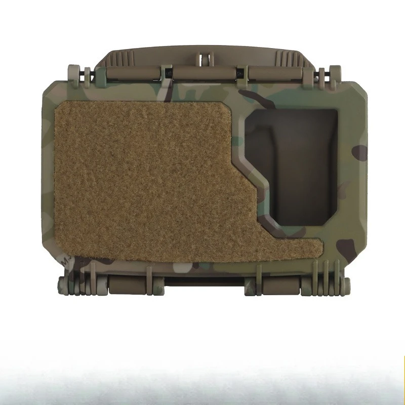 ​Camouflage Tactical Gear Storage Box - Durable Organizer Case for Outdoor Equipment & Accessories