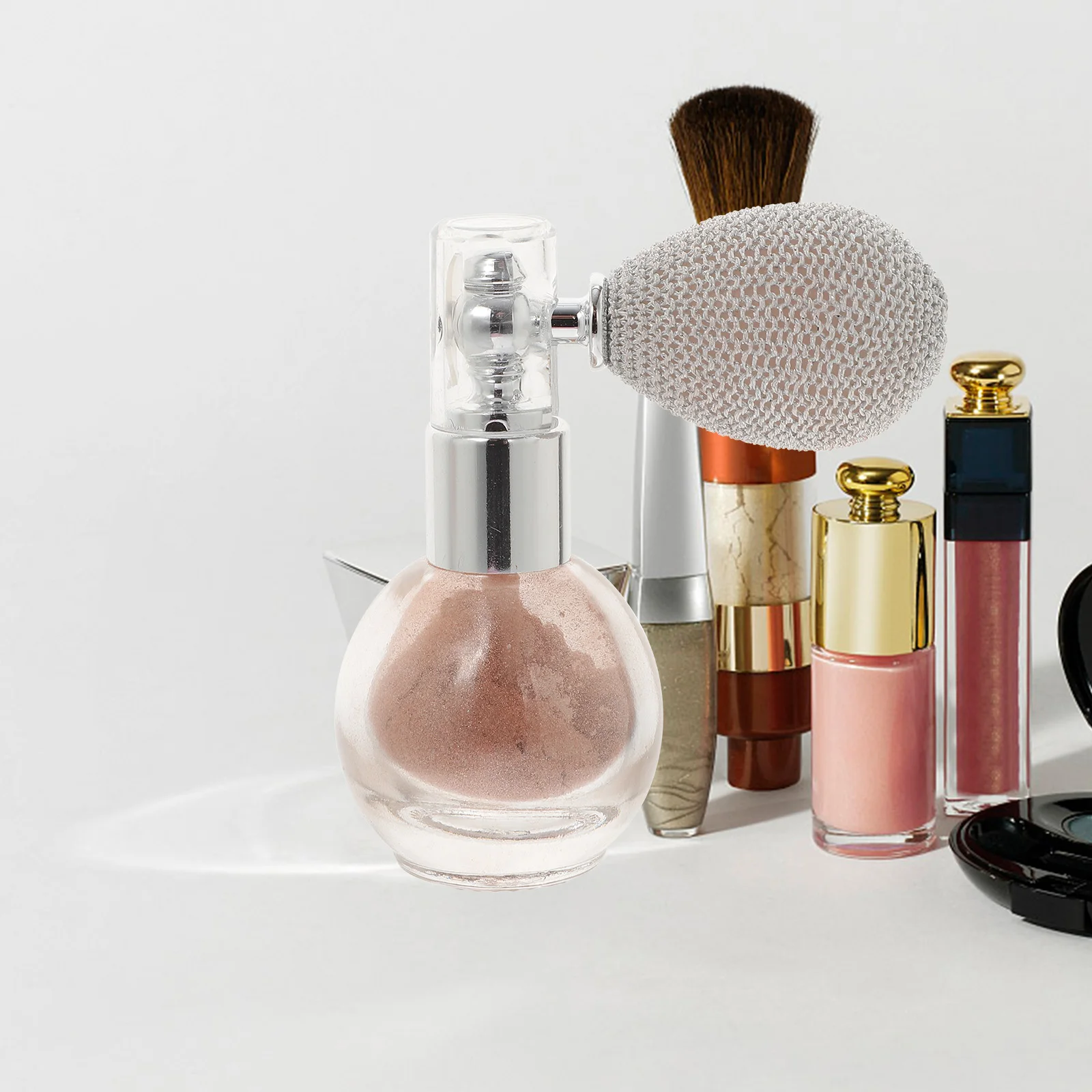 

Glitter Body Spray Highlighter Powder Shimmering Spray For Hair Face Makeup Portable Sparkle Mist Glow