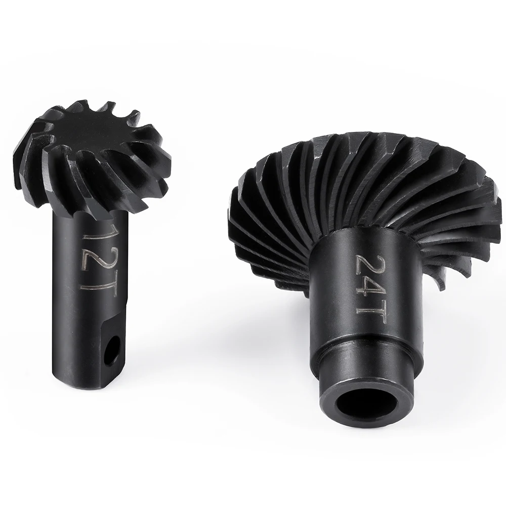 AXSPEED 22/12T 24/12T 26/12T Stahl Overdrive Underdrive Helical Gear für 1/18 RC Crawler Axial TRX4M Upgrade Teile