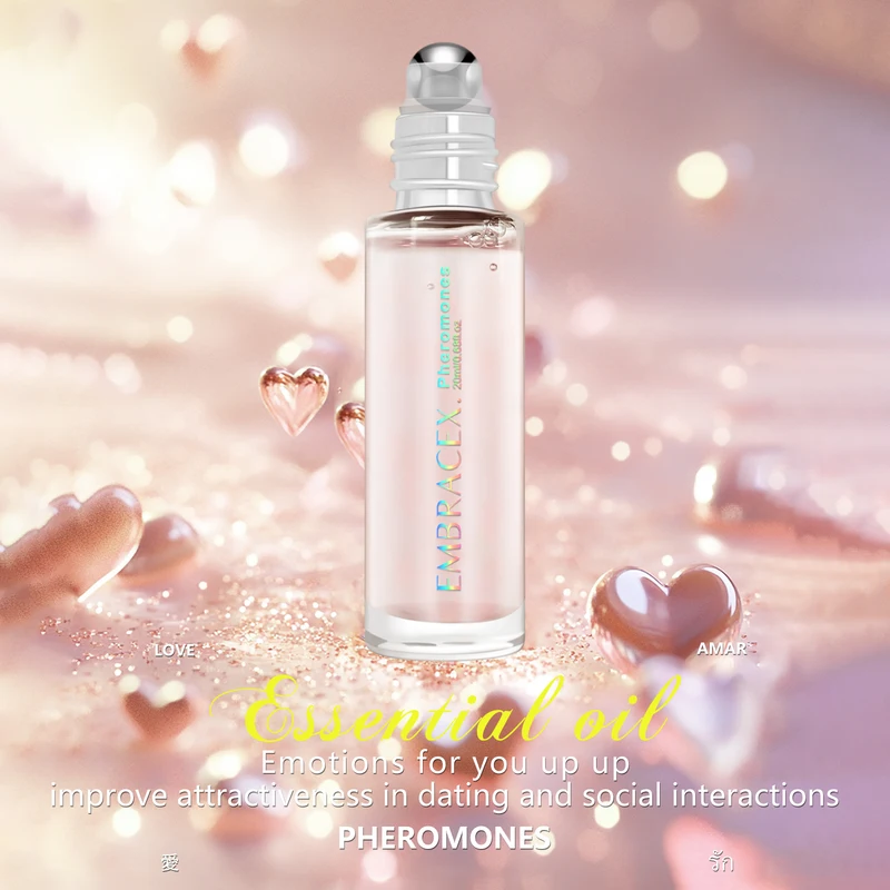Oli essenziali ai feromoni da 20 ml, olio ai feromoni per donna, roll-on, profumo a lunga durata, idea regalo