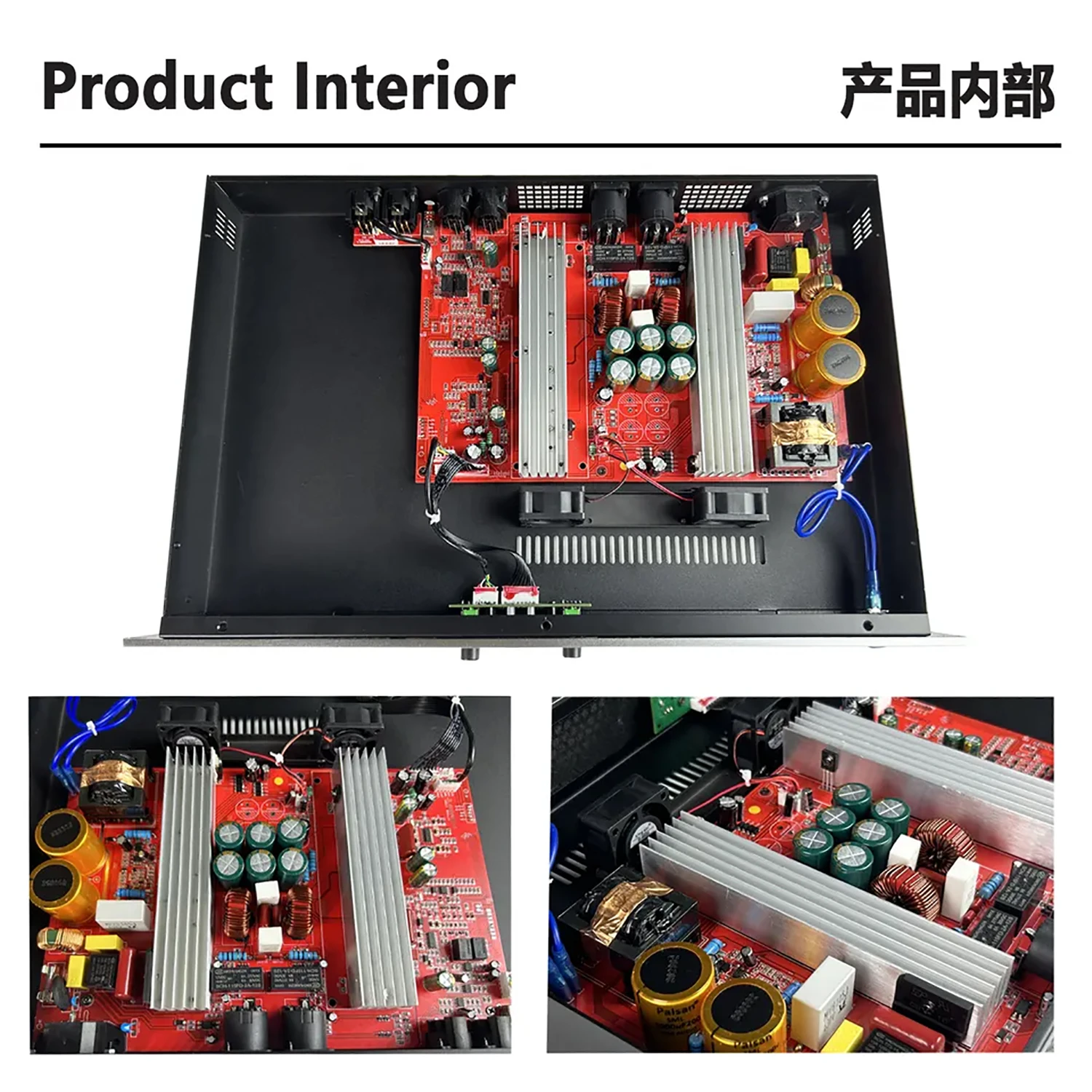 GAP-D2800プロフェッショナルdjステージデジタルアンプ、2チャンネル、600w x 2