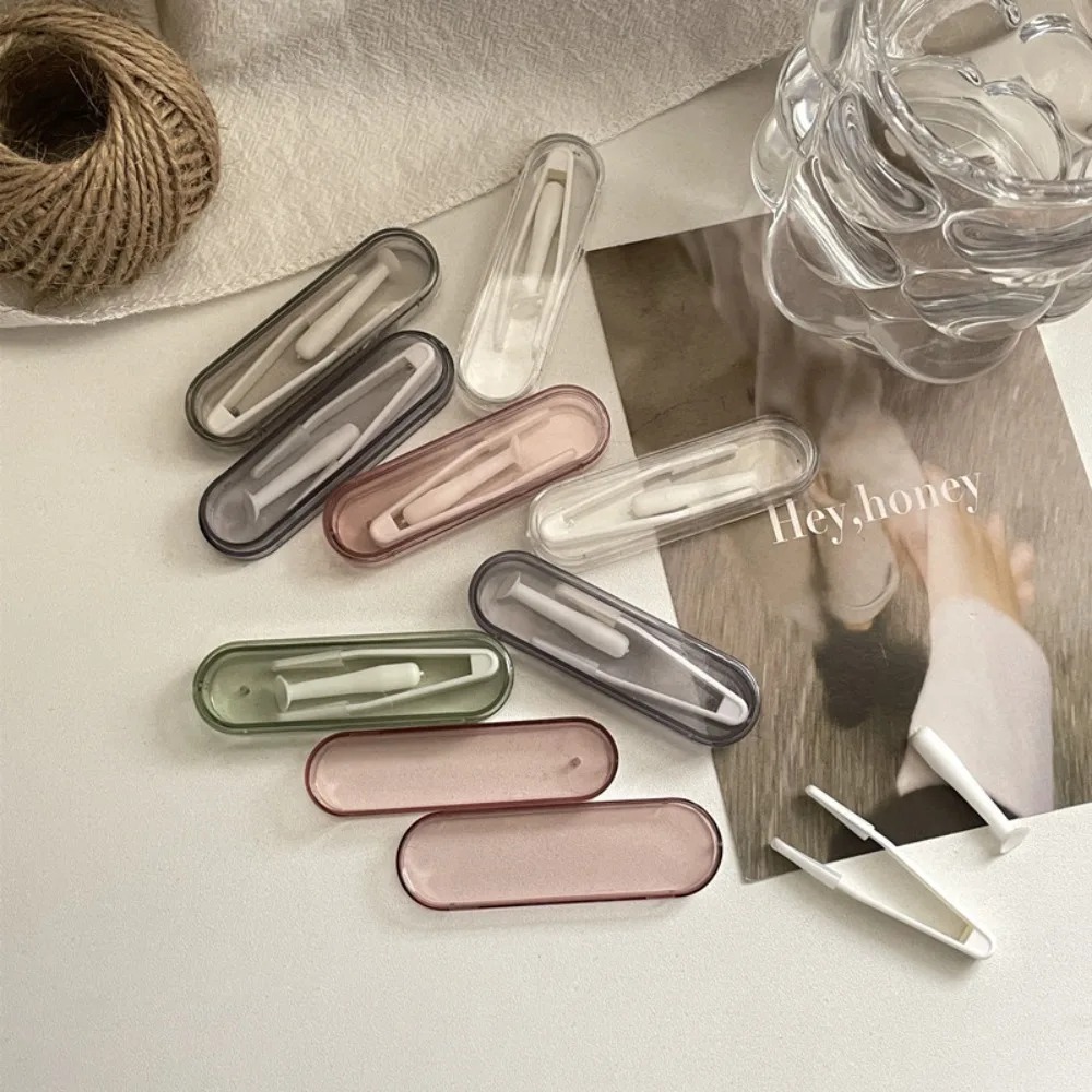 การสวมใส่เครื่องมือ ติดแทรกเลนส์ Remover ชุดเดินทาง อุปกรณ์เสริมคอนแทคเลนส์ แหนบคอนแทคเลนส์ ชุดแท่งดูด การจัดเก็บ