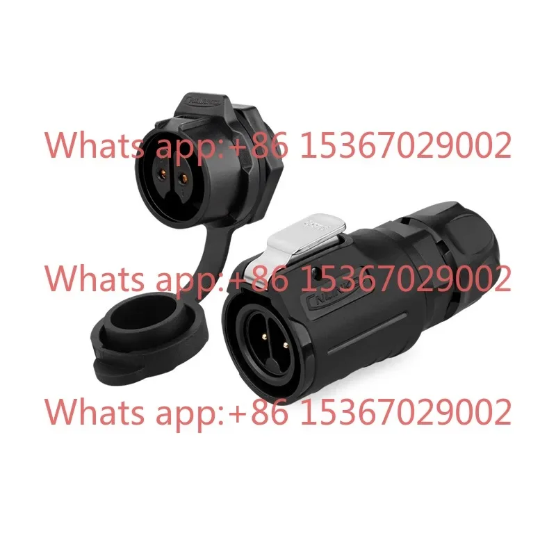 LP16 industrial plug socket all plastic connector 2 3 4 5 7 8 9-core waterproof aviation