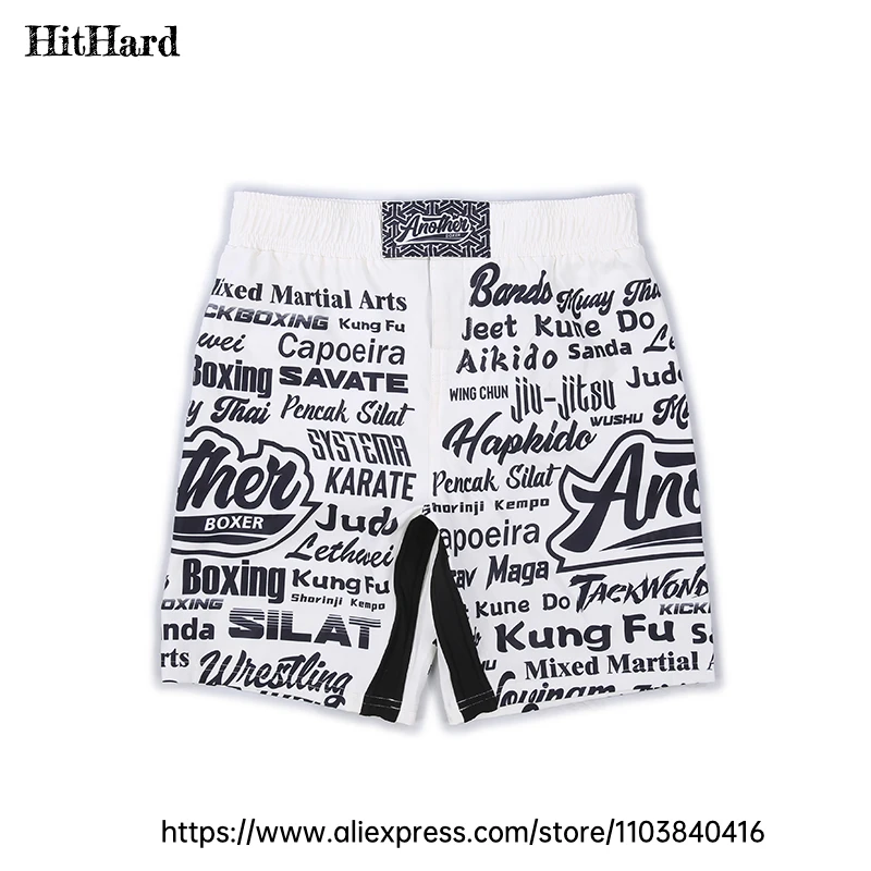 MMA القتال السراويل للرجال النساء الاطفال BJJ MMA مجلس السراويل مع شقوق جانبية جيوب البرازيلي جيو جيتسو المصارعة كيك بوكسينغ السراويل #3