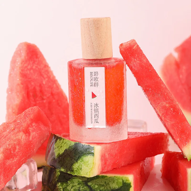 Colorful Fruity Deodorant Spray 50ml Niche Long-lasting Light Fragrance Watermelon Peach Lemon Grapefruit Plum Jam Fragrance