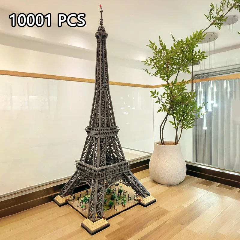 

В наличии: 10 001 штука декоративных украшений в виде башенок для домашнего декора, 10 307 строительных блоков, совместимых с LEGO.