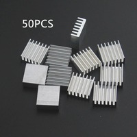 50pcs Extruded Aluminum heatsink 14x14x6mm for Chip VGA RAM LED IC electronic radiator COOLER cooling