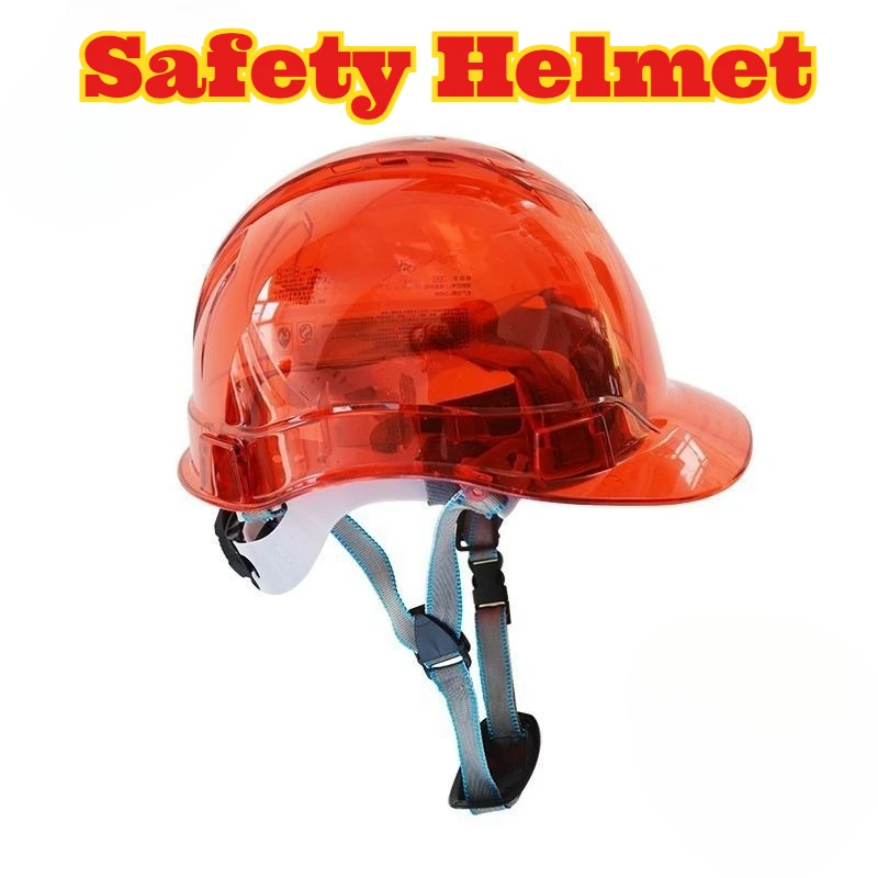 قبعة صلبة آمنة شفافة مطبوعة حسب الطلب خوذة بناء مضادة للصدمات ركوب الدراجة الكهربائية OSHA ANSI رؤية معتمدة