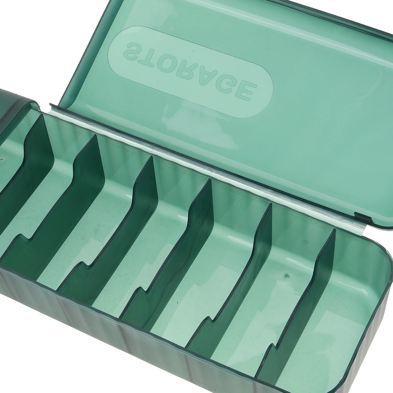 مجموعة واحدة من صندوق منظم كابلات البيانات، حامل سلك بتصميم غطاء متعدد المقصورات لإدارة الملحقات الإلكترونية للمكتب المنزلي