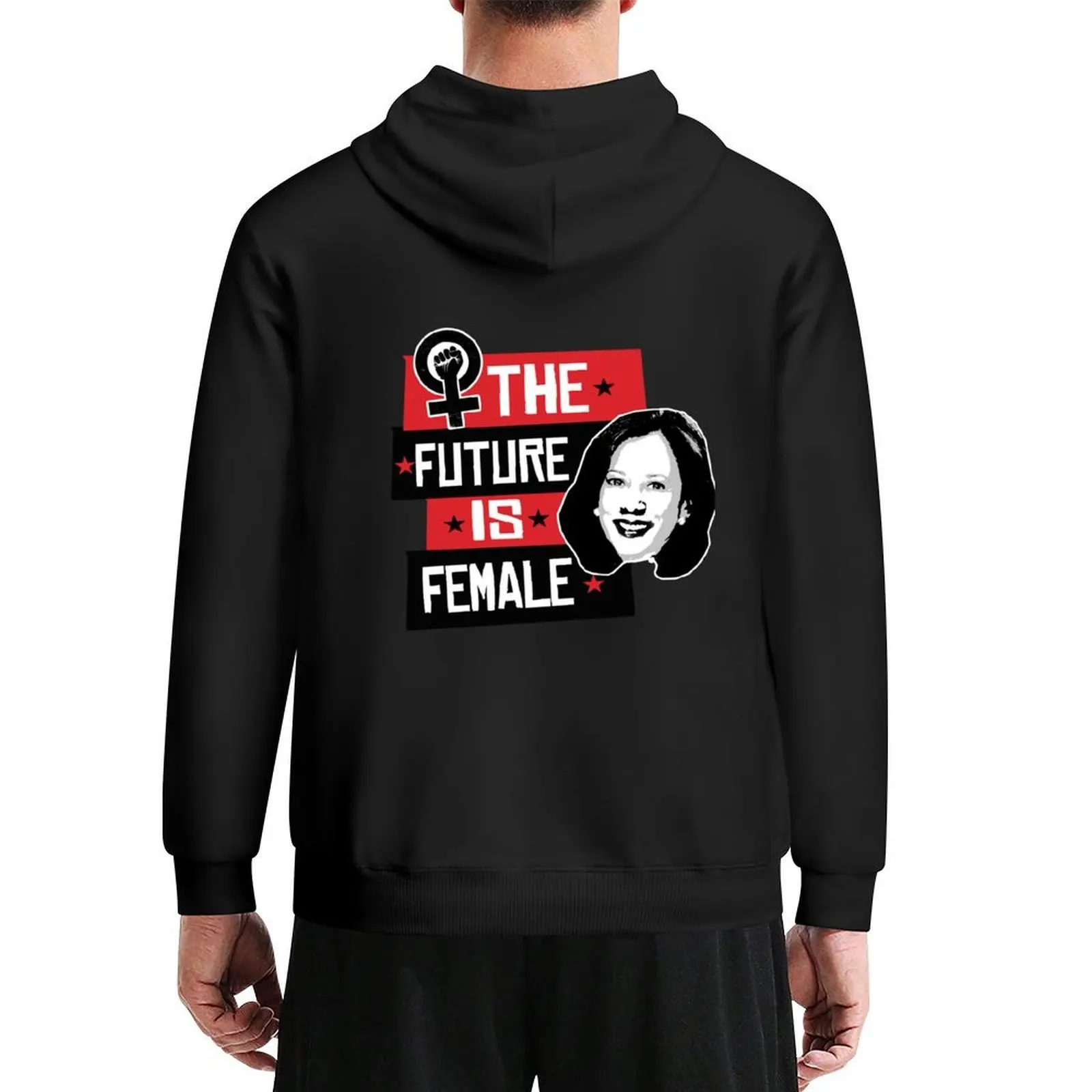 

The Future is Kamala Harris Hoodie anime clothing autumn new products men wear men's winter sweater tracksuit