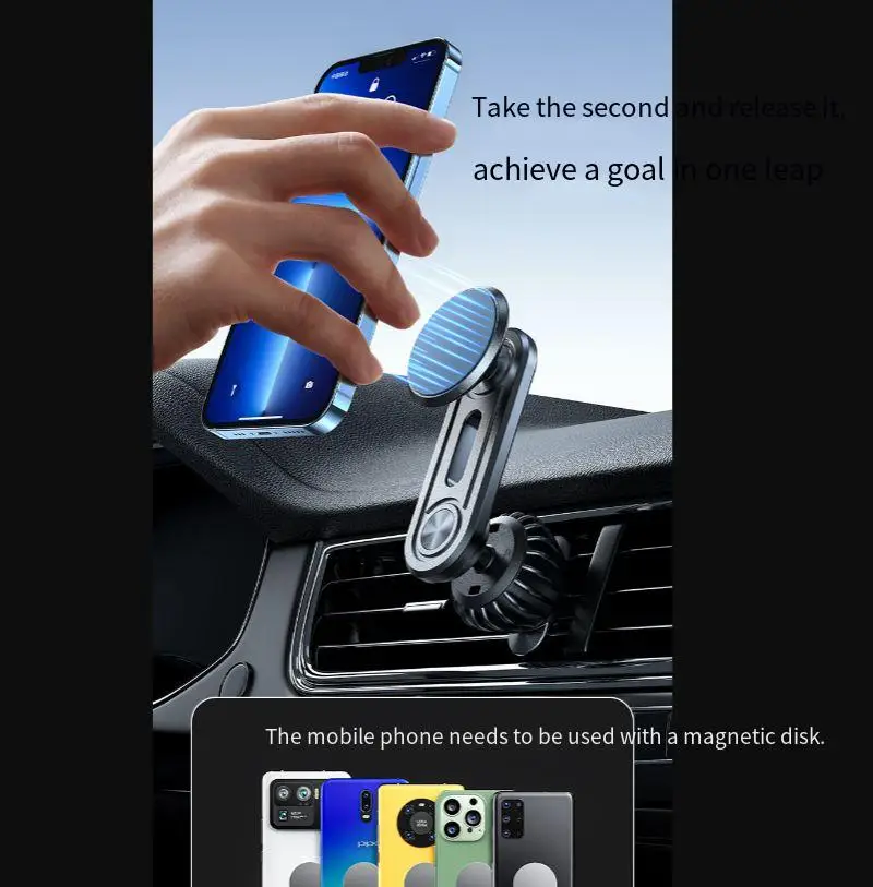 Magnetic Car Phone Holder Magnet Smartphone Mobile Stand Support for IPhone Huawei Samsung In Car Accessories Ipad Holder