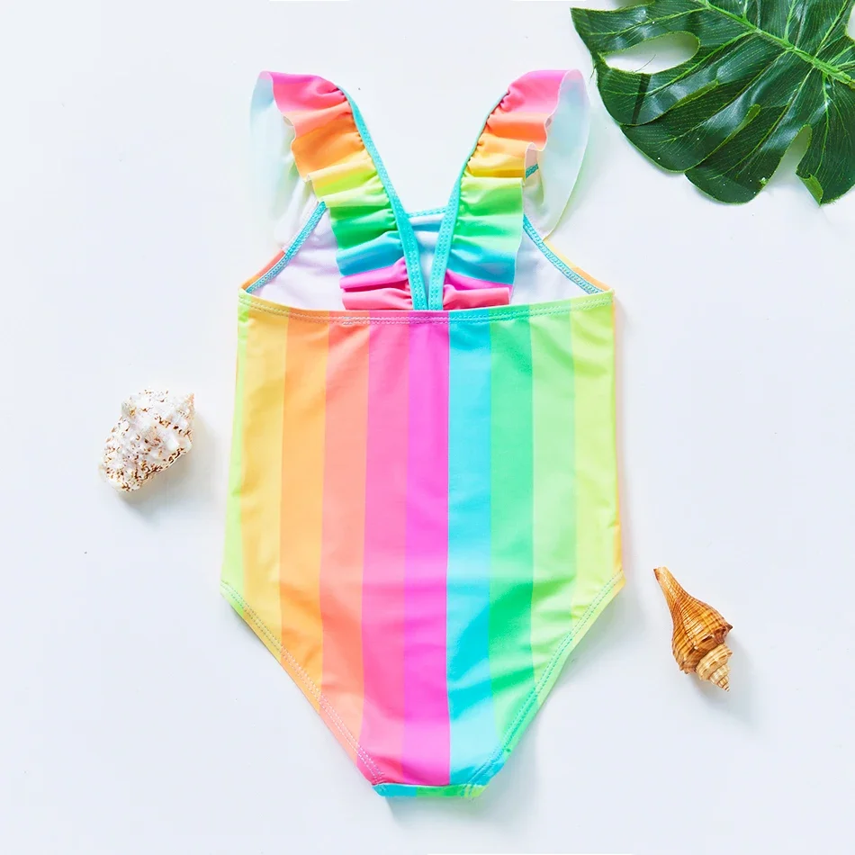 1-2years Girls Swimsuit New 2022 Infantil Baby Swimsuit One Piece Unicorn Swimwear For 0-2years Baby Bathing Suit