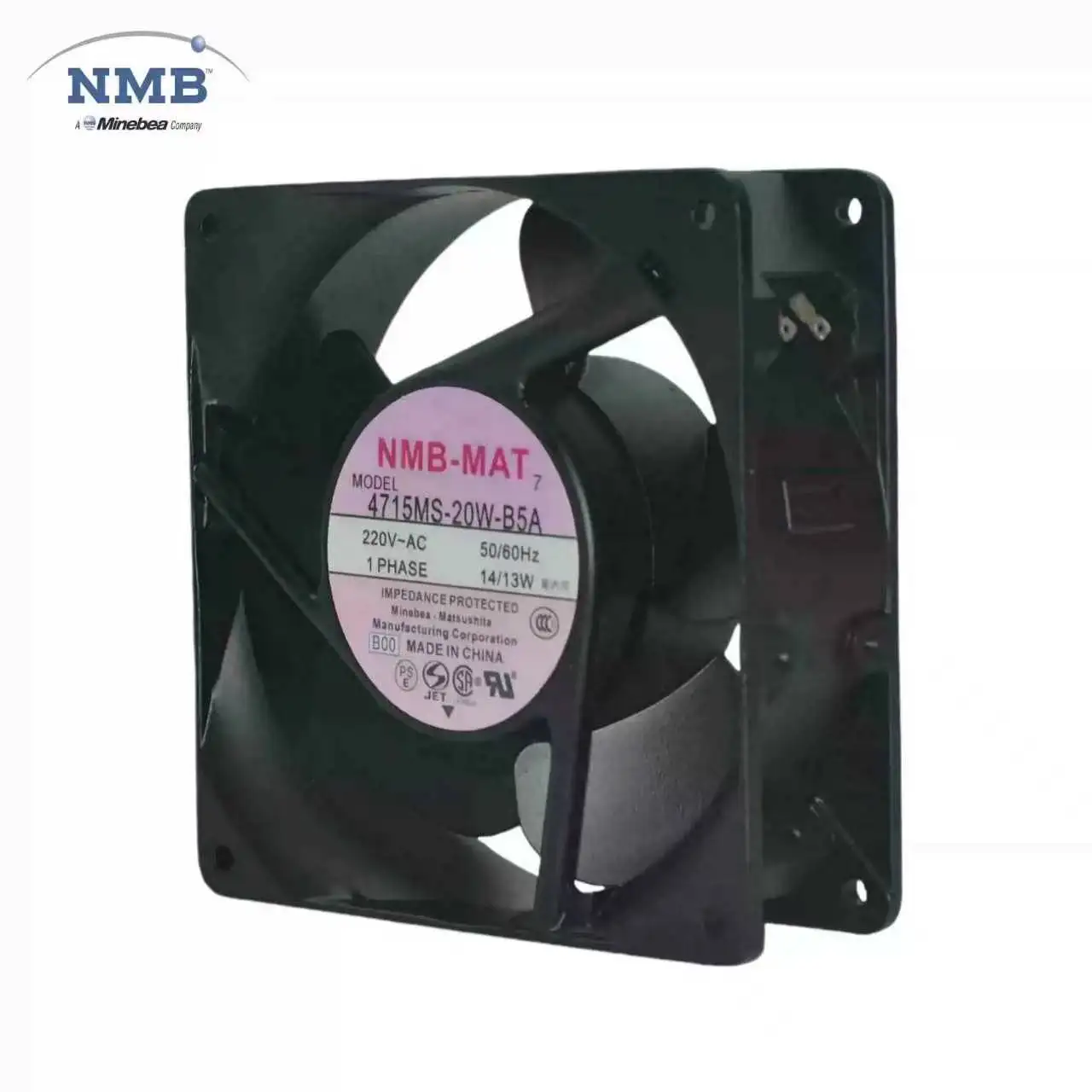 Original NMB-MAT 4715MS-20W-B5A AC 220V 14/13W 12038 Cabinet Cooling Fan, 120x120x38mm High Performance Server Axial Fan SLD