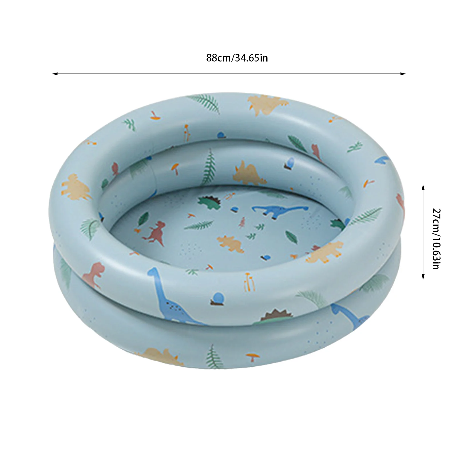 Opblaasbaar zwembad Baby Retro opblaasbaar zwembad Familie Leuke stijl Verdikt waterzwembad