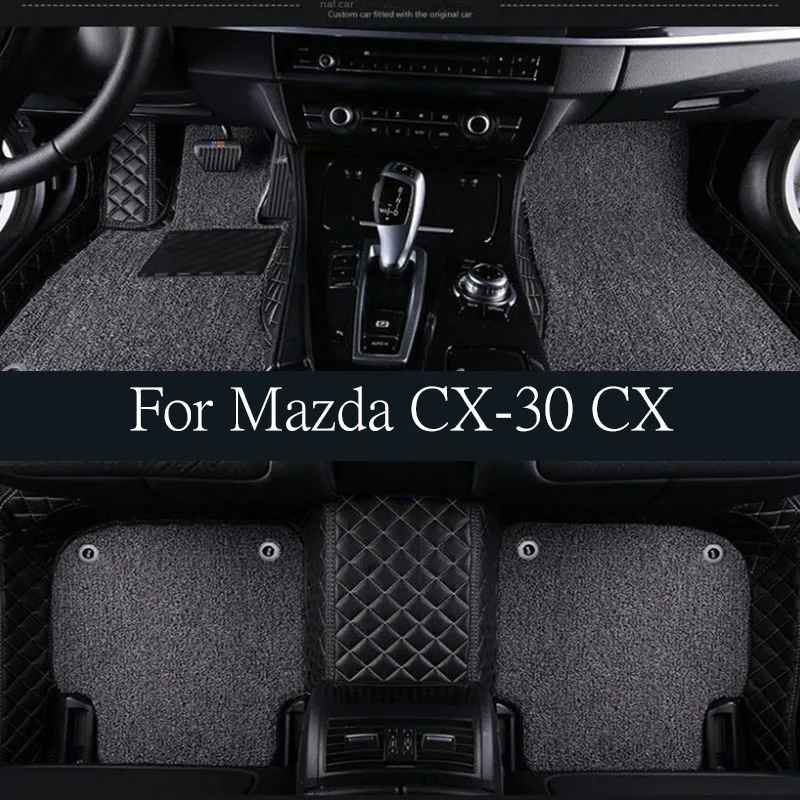 

Car TPE Floor Mats For Mazda CX-30 CX 30 CX30 2020~2024 2022 2023 Universal Leather Foot Pads LHD Carpet Rug Cushion trunk mat